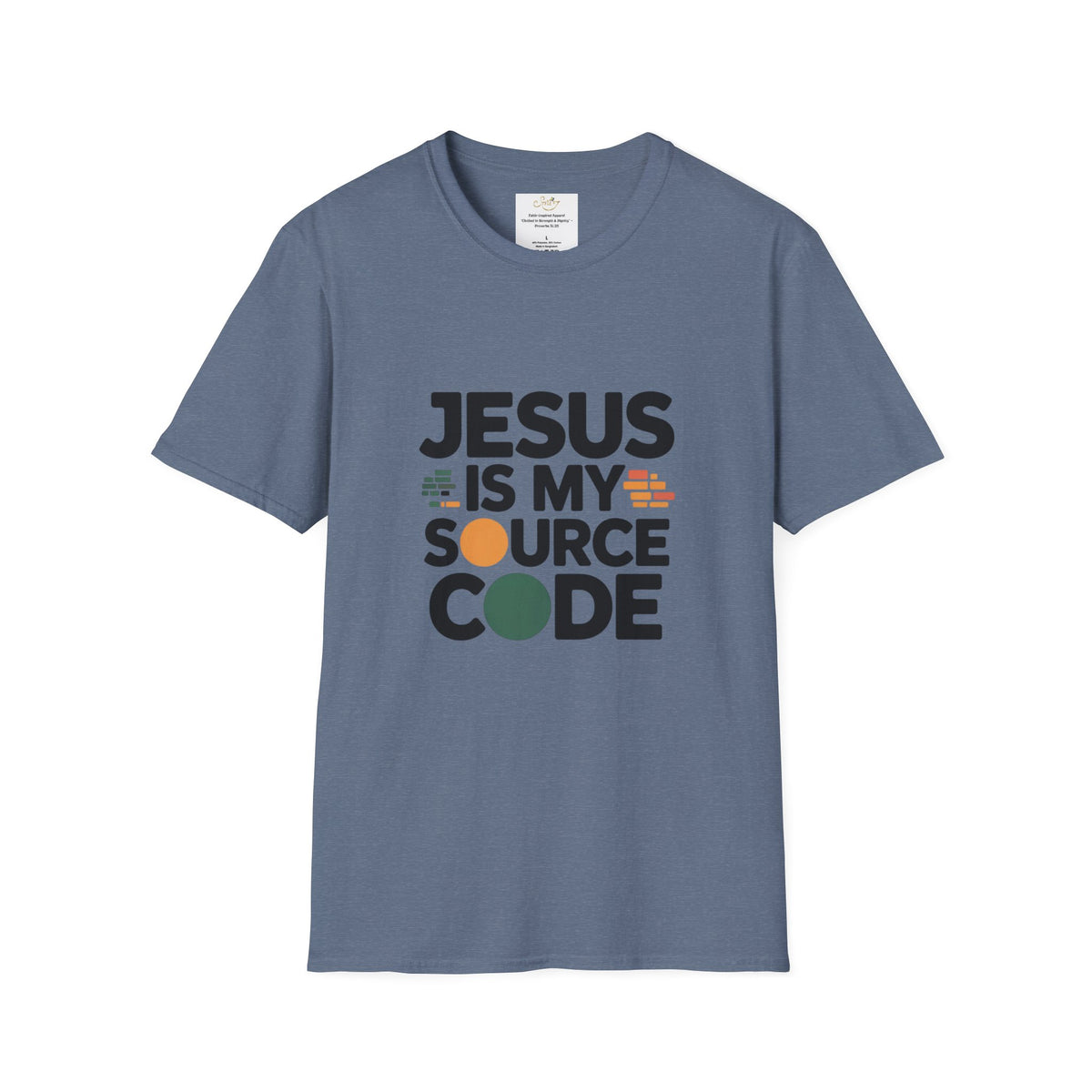 Jesus Is My Source Code T-Shirt — Christian Programmer Tee