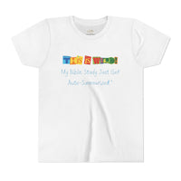 Youth Tee — "This Is Wild! My Bible Study Just Got Auto-Summarized" Funny Kids Christian Shirt