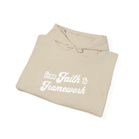 Faith & Framework Hoodie — Inspirational Christian Pullover