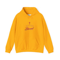 Unisex Blessed Faith Hoodie - 'Walk by Faith' Christian Pullover