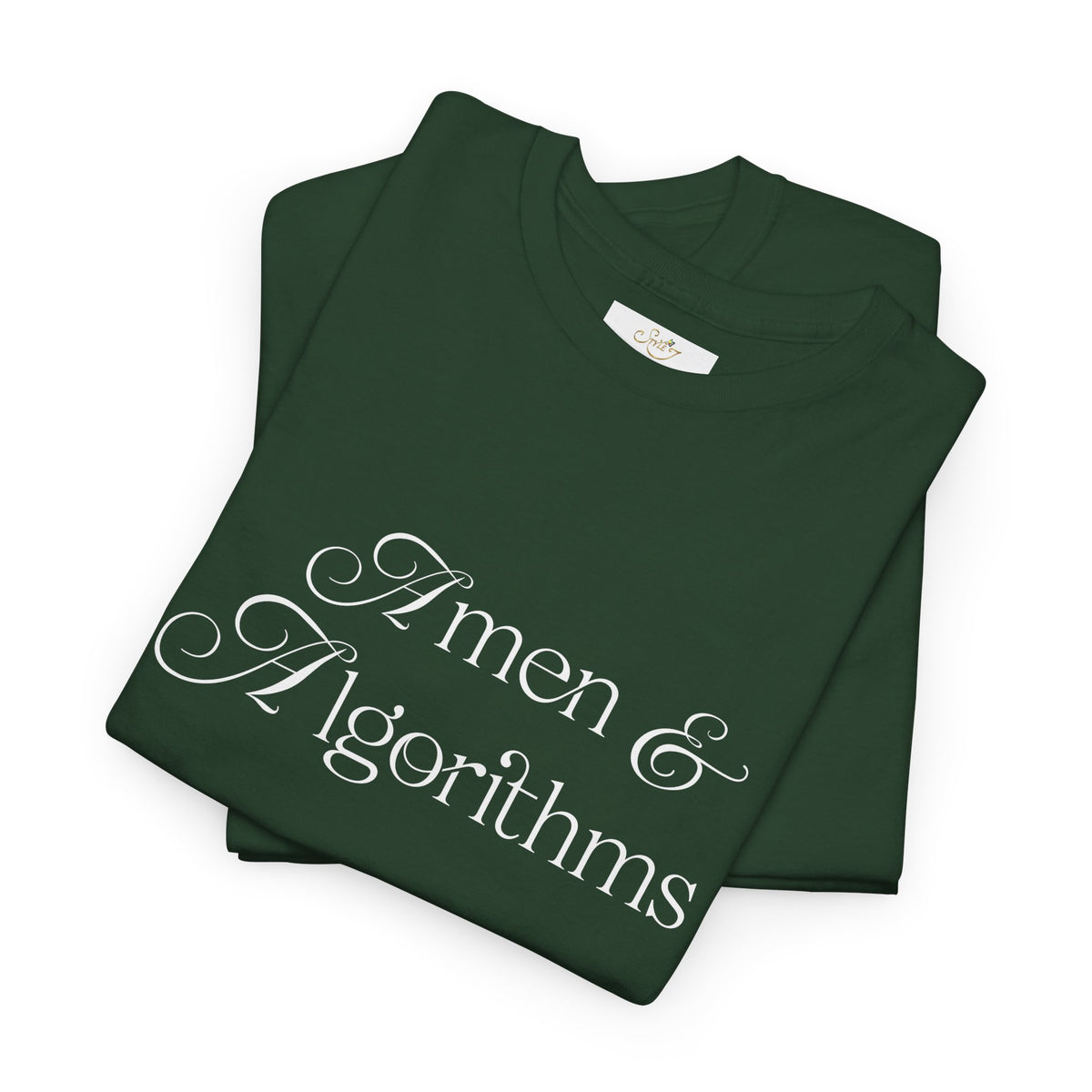 Amen & Algorithms T‑Shirt — “Blessed with Intelligence” Graphic Tee