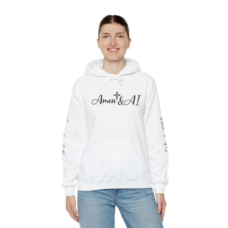 Amen & AI Unisex Heavy Blend™ Hooded Sweatshirt