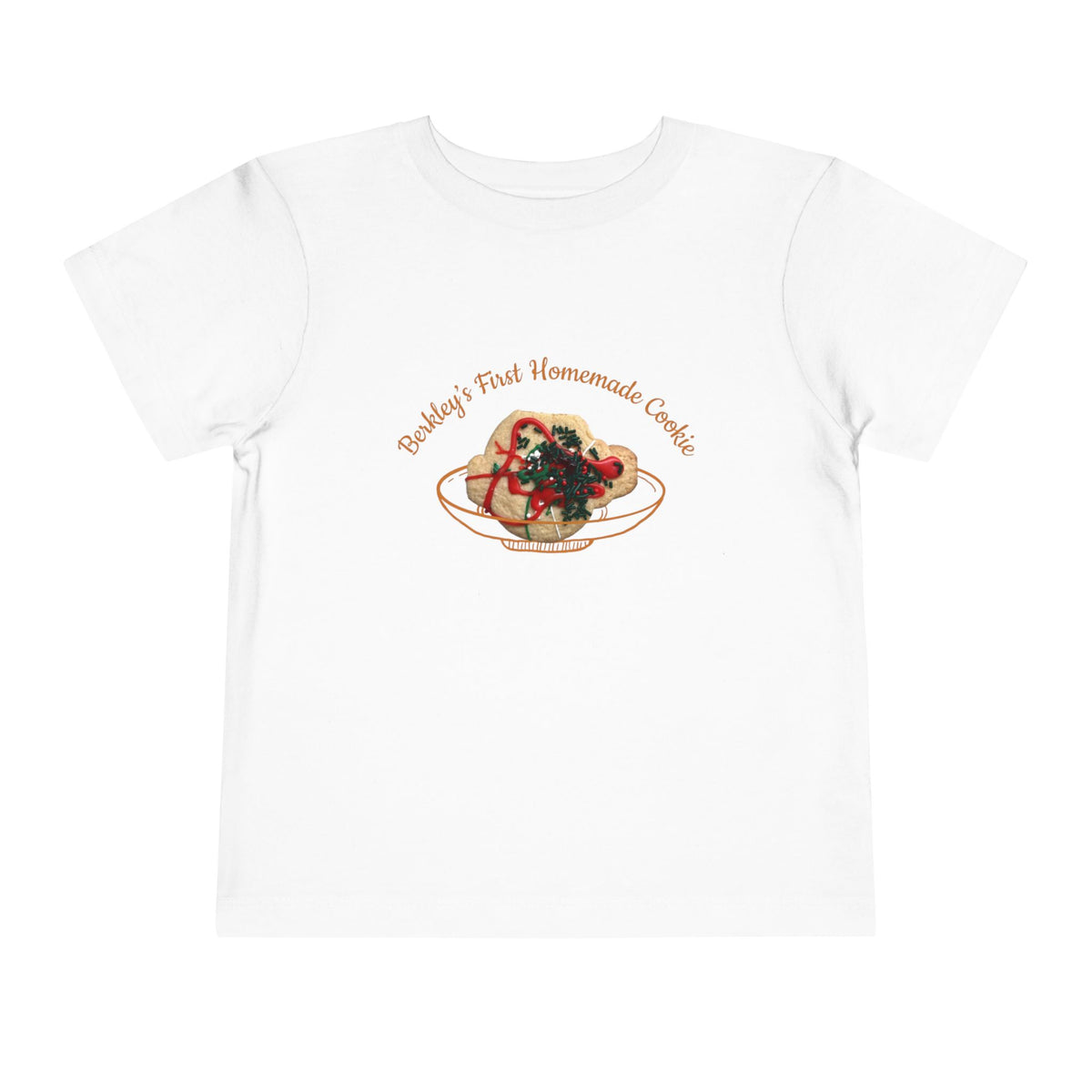 Toddler Tee — "Love Nana" Cute Heart & Homemade Cookies Kids T-Shirt