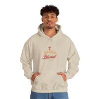 Unisex Blessed Faith Hoodie - 'Walk by Faith' Christian Pullover