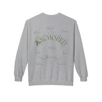 Anchored Crewneck Sweatshirt — Faith, Hope, Grace Inspirational Pullover