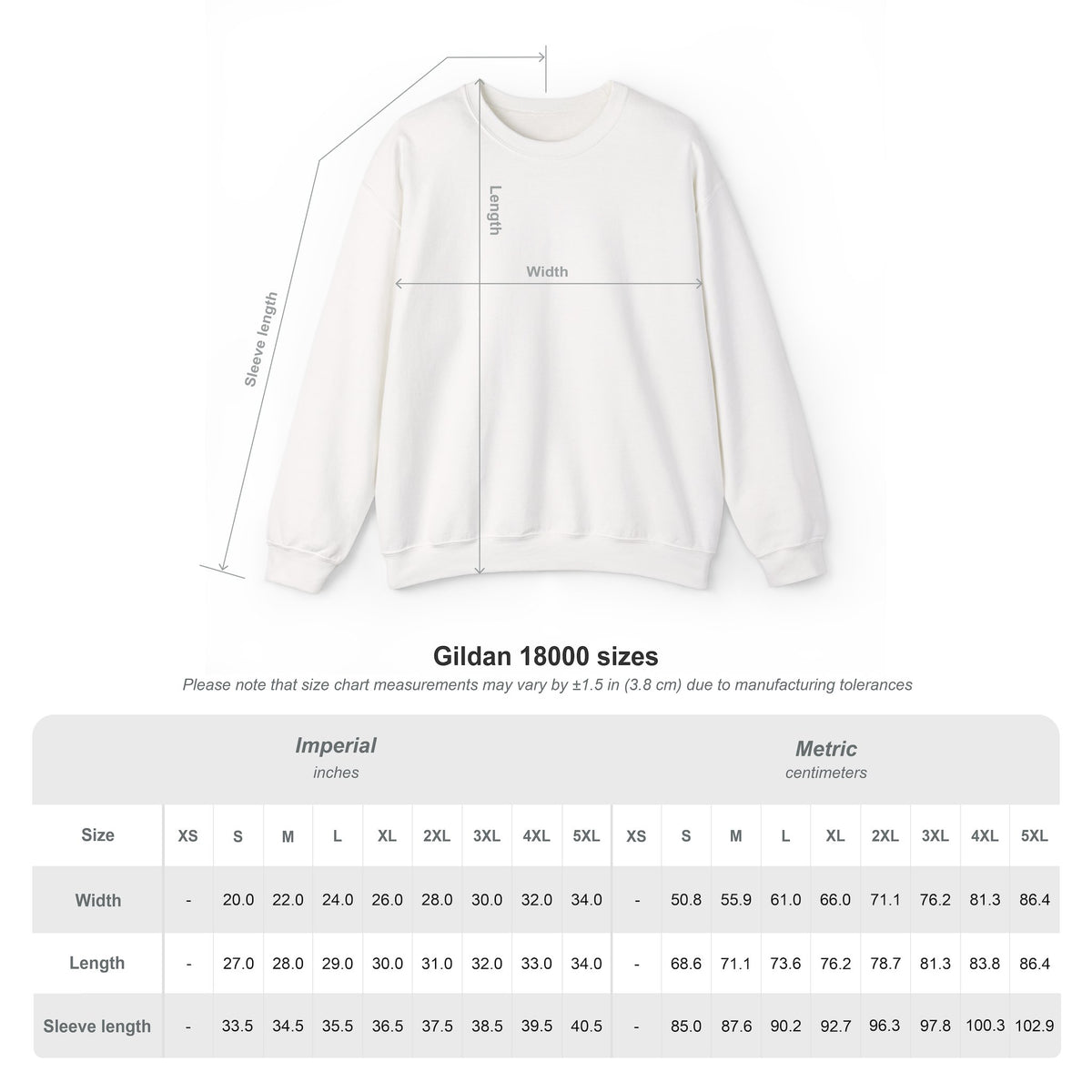 Crewneck Sweatshirt — Custom "Print It Your Way" Graphic Pullover