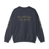 Christian AI Crewneck Sweatshirt - "Amen & AI" Gold Script, "Powered by Prayer, Driven by Data"