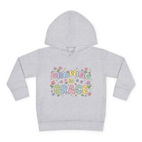 Toddler Hoodie - "Growing in Grace" Floral Pullover