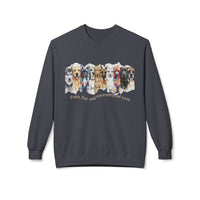 Dog Lover Crewneck Sweatshirt — Watercolor Pack with "Faith, Fur and Unconditional love"