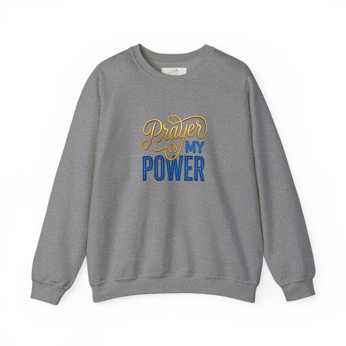 Prayer Is My Power Crewneck Sweatshirt — Inspirational Faith Sweatshirt