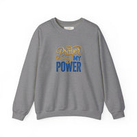 Prayer Is My Power Crewneck Sweatshirt — Inspirational Faith Sweatshirt