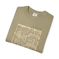 Pray Trust Repeat T-Shirt — Faith-Inspired Graphic Tee