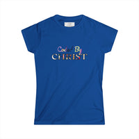 Coded By Christ Women’s Tee — Pastel Script Faith T‑Shirt