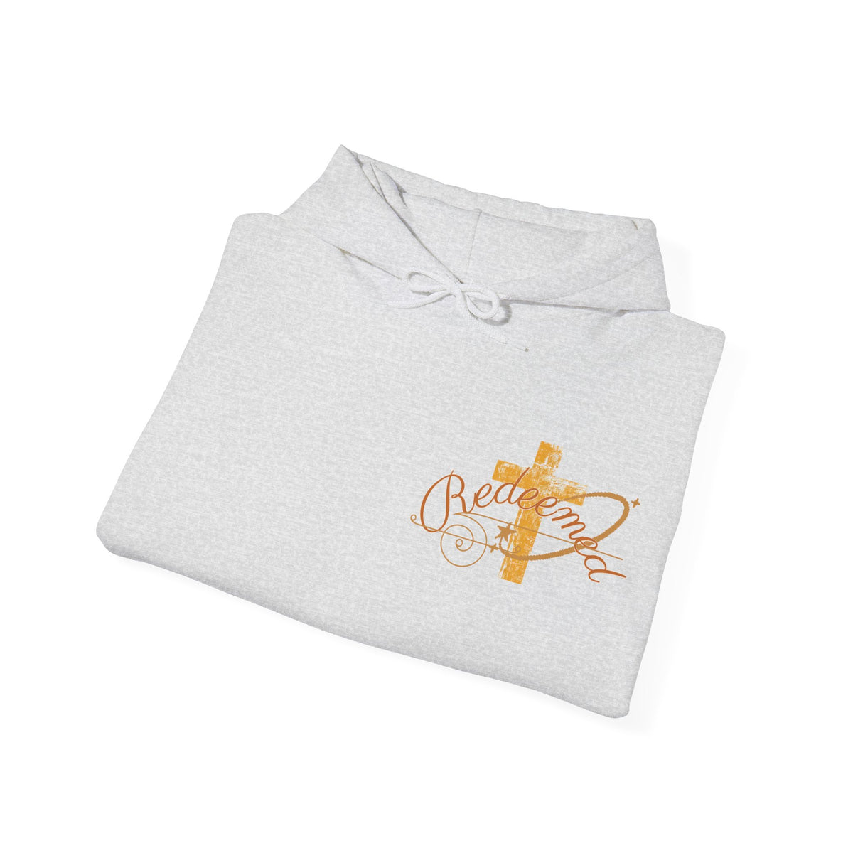 Redeemed Hoodie — Christian Cross Inspirational Pullover