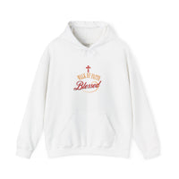 Unisex Blessed Faith Hoodie - 'Walk by Faith' Christian Pullover