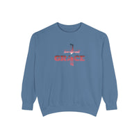 Grace Cross Sweatshirt — Christian Faith Graphic Crewneck