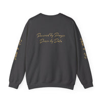 Christian AI Crewneck Sweatshirt - "Amen & AI" Gold Script, "Powered by Prayer, Driven by Data"