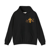 Redeemed Hoodie — Christian Cross Inspirational Pullover