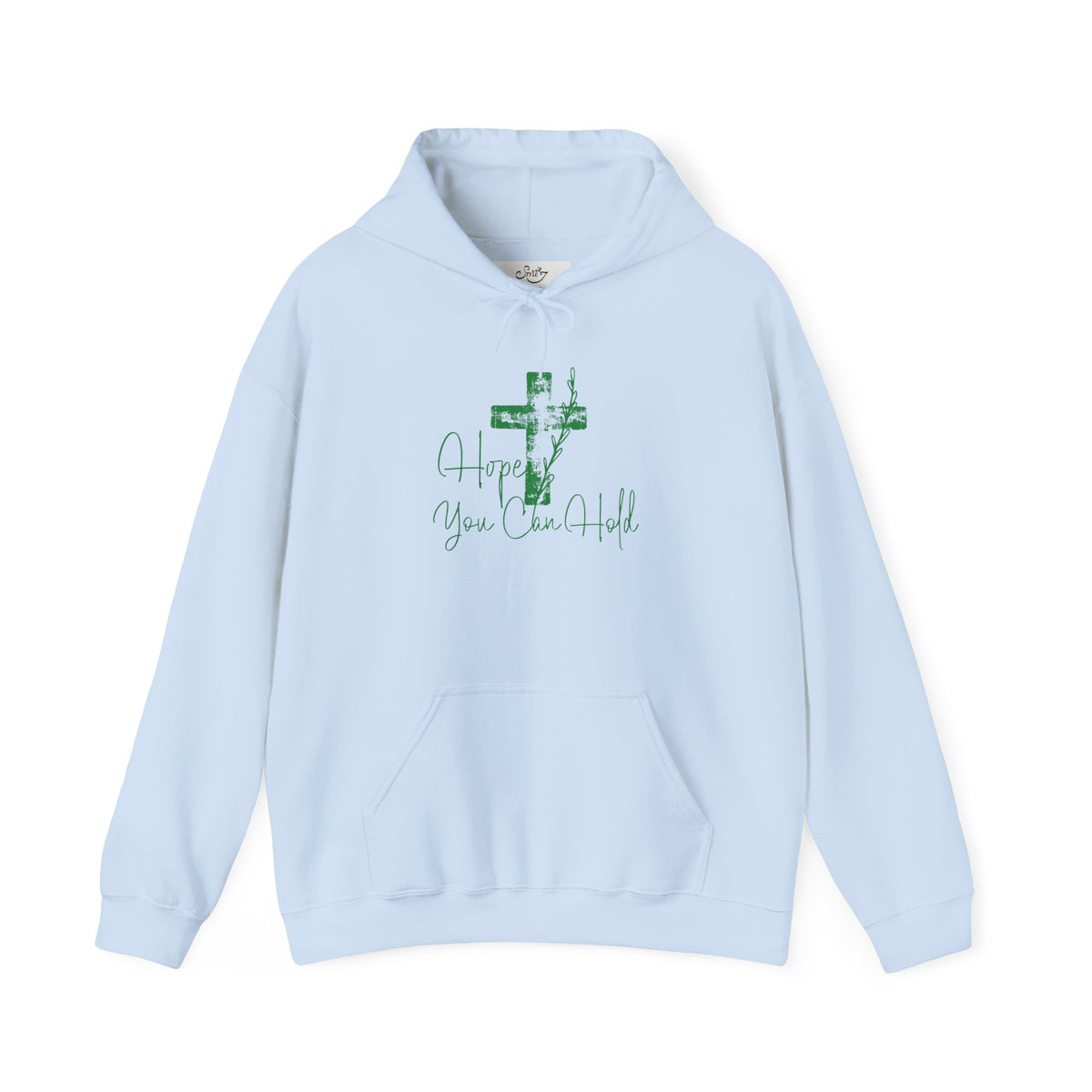 Faith Cross Hoodie — "Hope You Can Hold" Christian Pullover