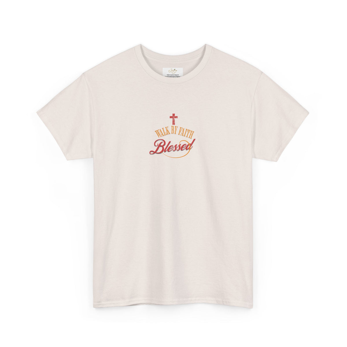 Unisex Blessed Faith T-Shirt — Christian Cross Religious Tee ("Blessed" design)