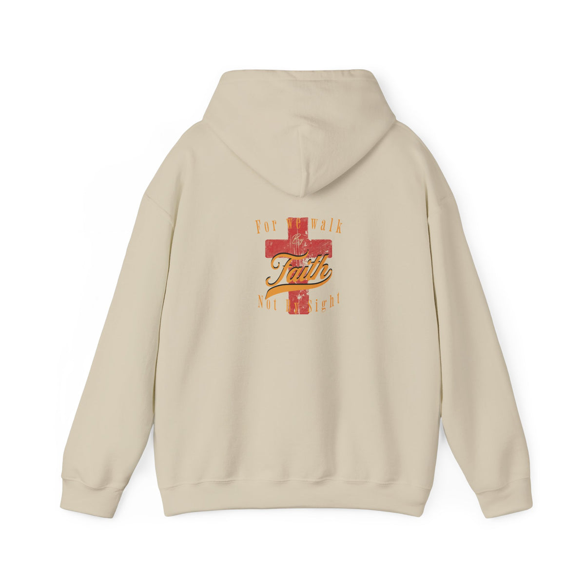 Unisex Blessed Faith Hoodie - 'Walk by Faith' Christian Pullover