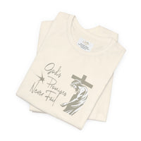 Faith T-Shirt — "God's Promises Never Fail" Christian Tee with Cross & Olive Branch Design