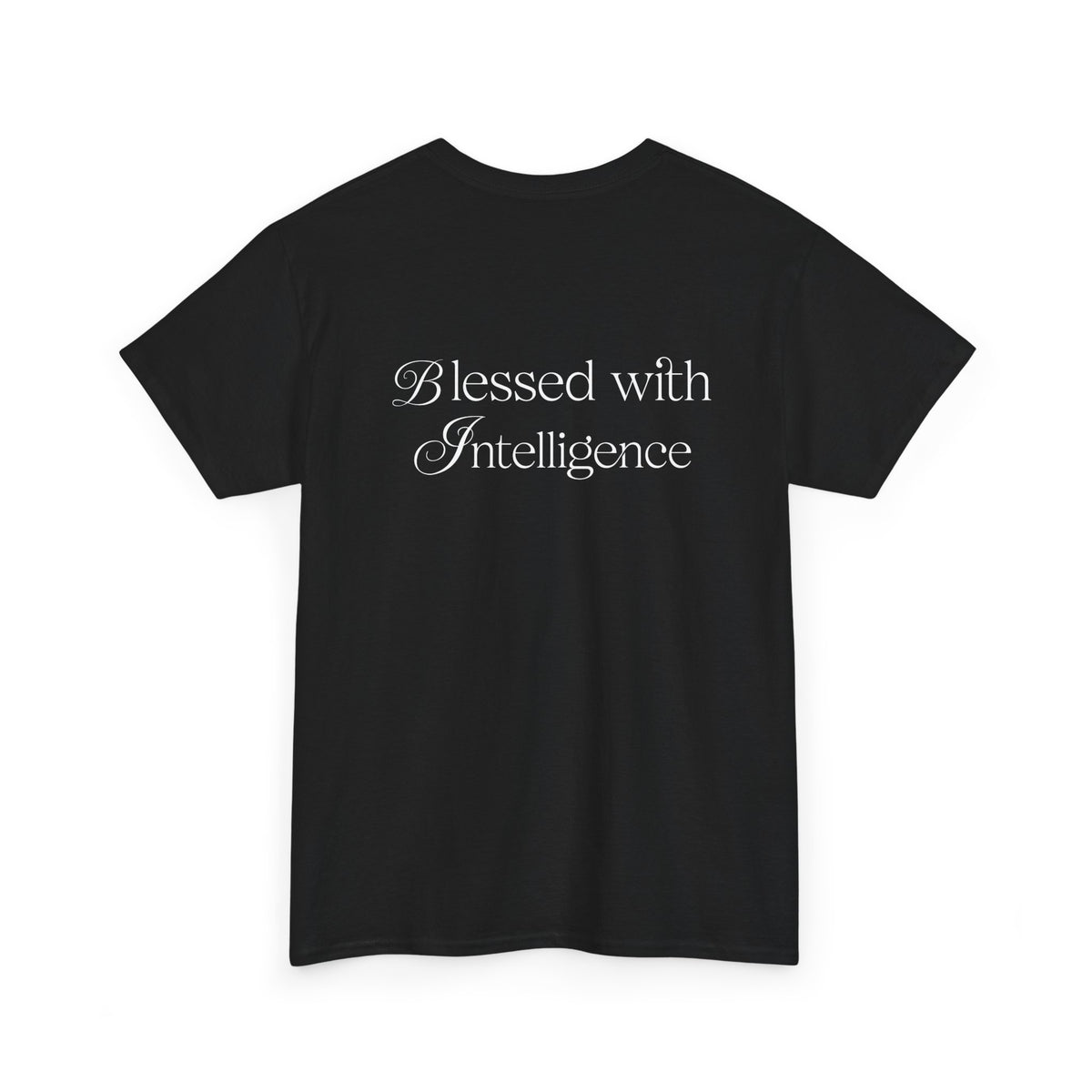 Amen & Algorithms T‑Shirt — “Blessed with Intelligence” Graphic Tee