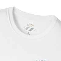 Christian Cross T‑Shirt — "Wear Truth Share Grace" Front & "Blessed" Back