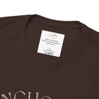 Anchored Faith T-Shirt — "Anchored" Calligraphy with Faith, Hope & Grace