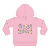 Toddler Hoodie - "Growing in Grace" Floral Pullover