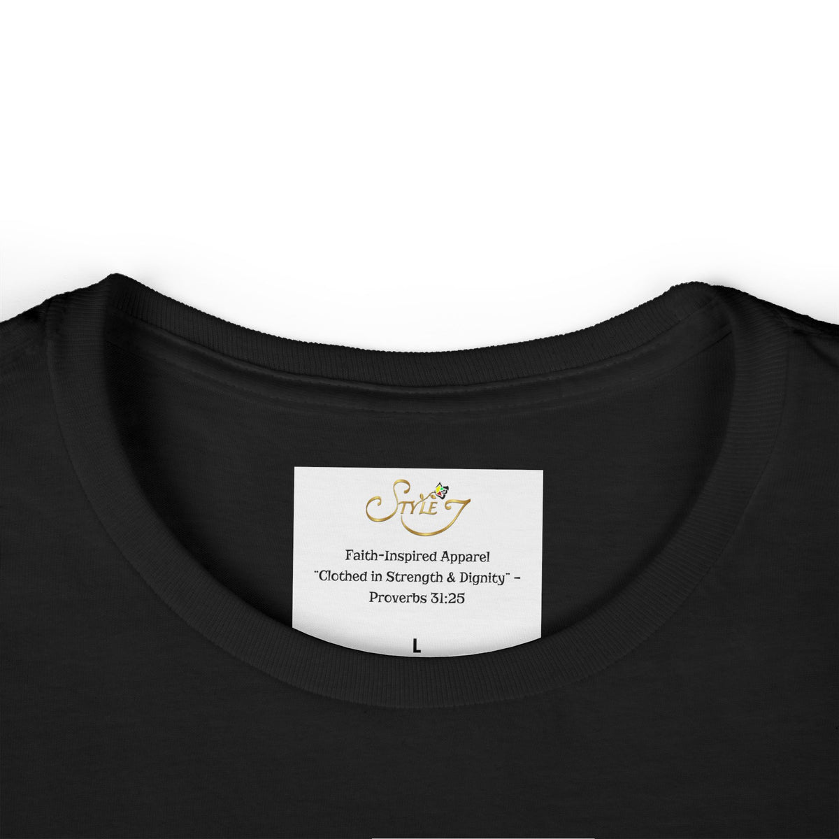 Coded By Christ Women’s Tee — Pastel Script Faith T‑Shirt