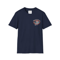 Christian Cross T‑Shirt — "Wear Truth Share Grace" Front & "Blessed" Back