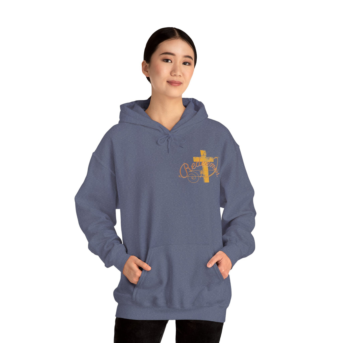 Saved Hoodie — Christian Cross Inspirational Pullover