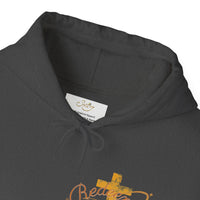 Redeemed Hoodie — Christian Cross Inspirational Pullover