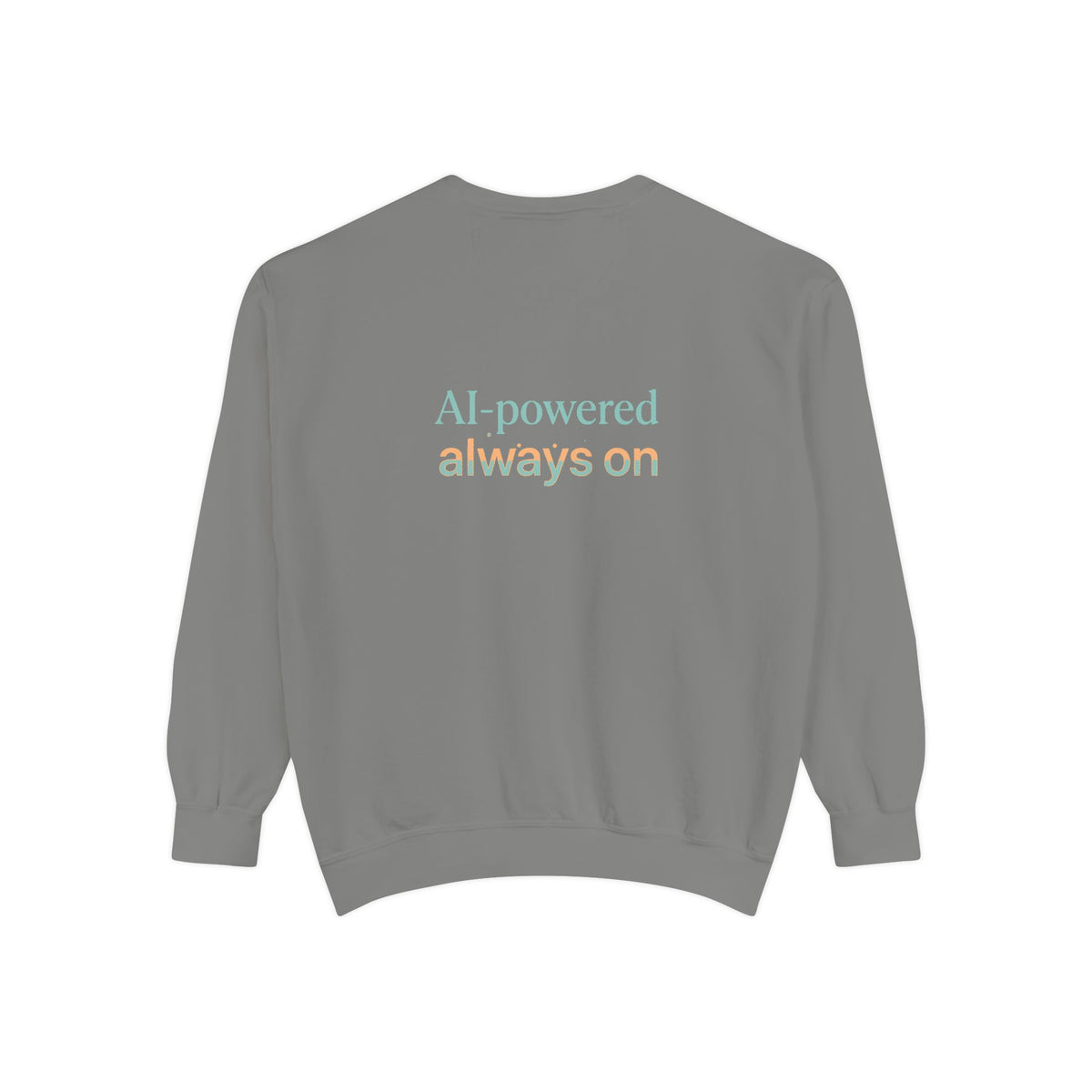 AI-Powered Sweatshirt — "God's Message Multiplied by AI" Crewneck
