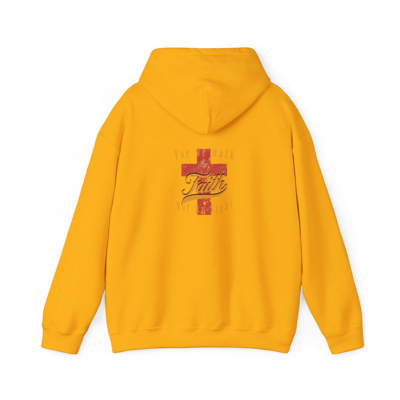 Unisex Blessed Faith Hoodie - 'Walk by Faith' Christian Pullover