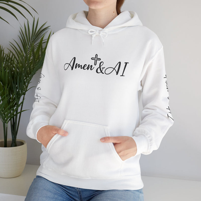 Amen & AI Unisex Heavy Blend™ Hooded Sweatshirt