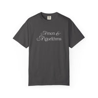 T-Shirt — 'Amen & Algorithms' / 'Blessed with Intelligence' Vintage Garment-Dyed Tee