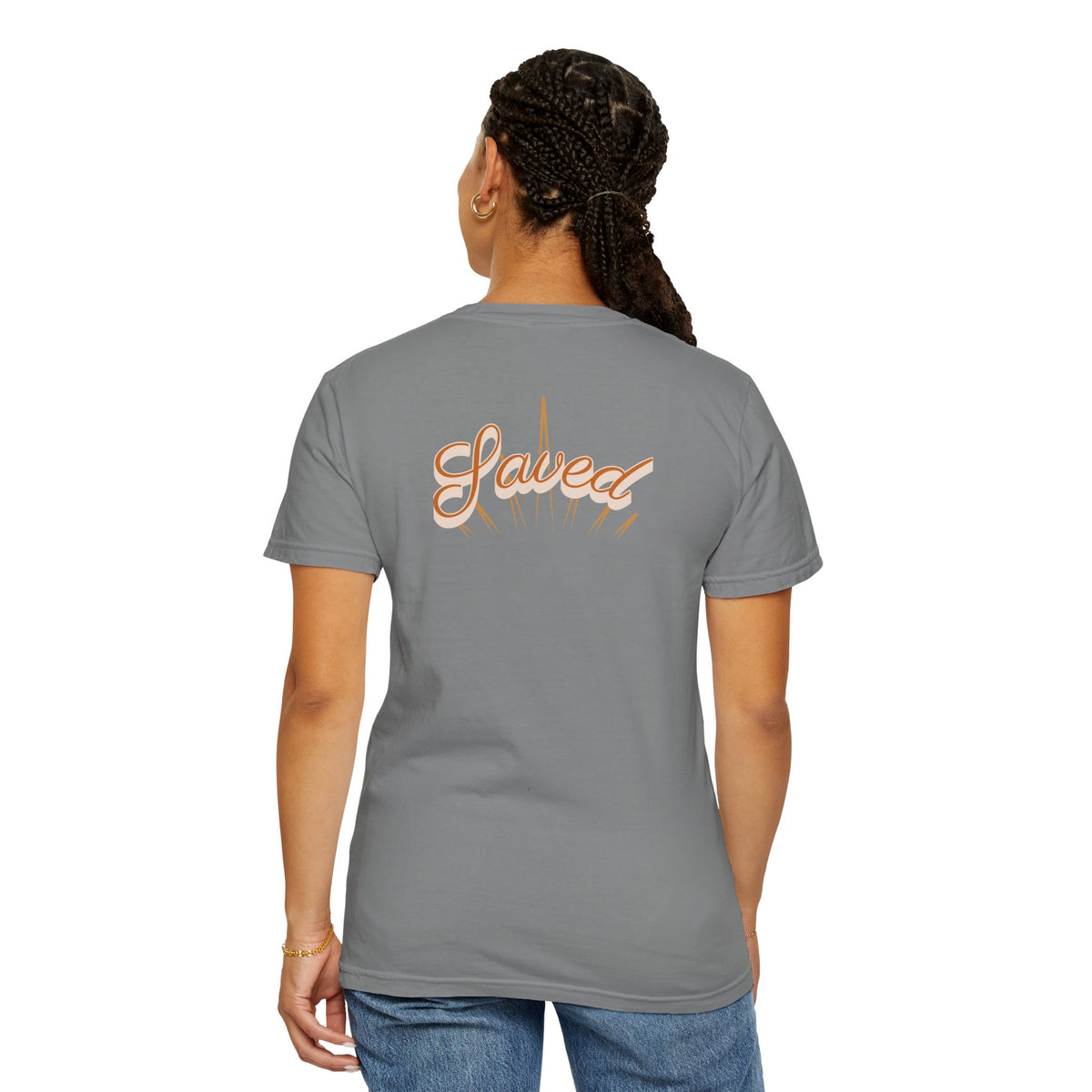 Surfboard Script T-Shirt — 'Salvador' Beach Vibe Graphic Tee