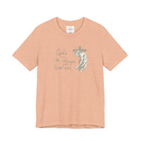 Faith T-Shirt — "God's Promises Never Fail" Christian Tee with Cross & Olive Branch Design