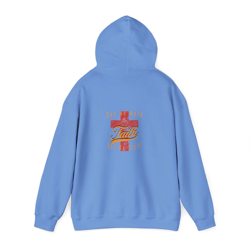 Unisex Blessed Faith Hoodie - 'Walk by Faith' Christian Pullover