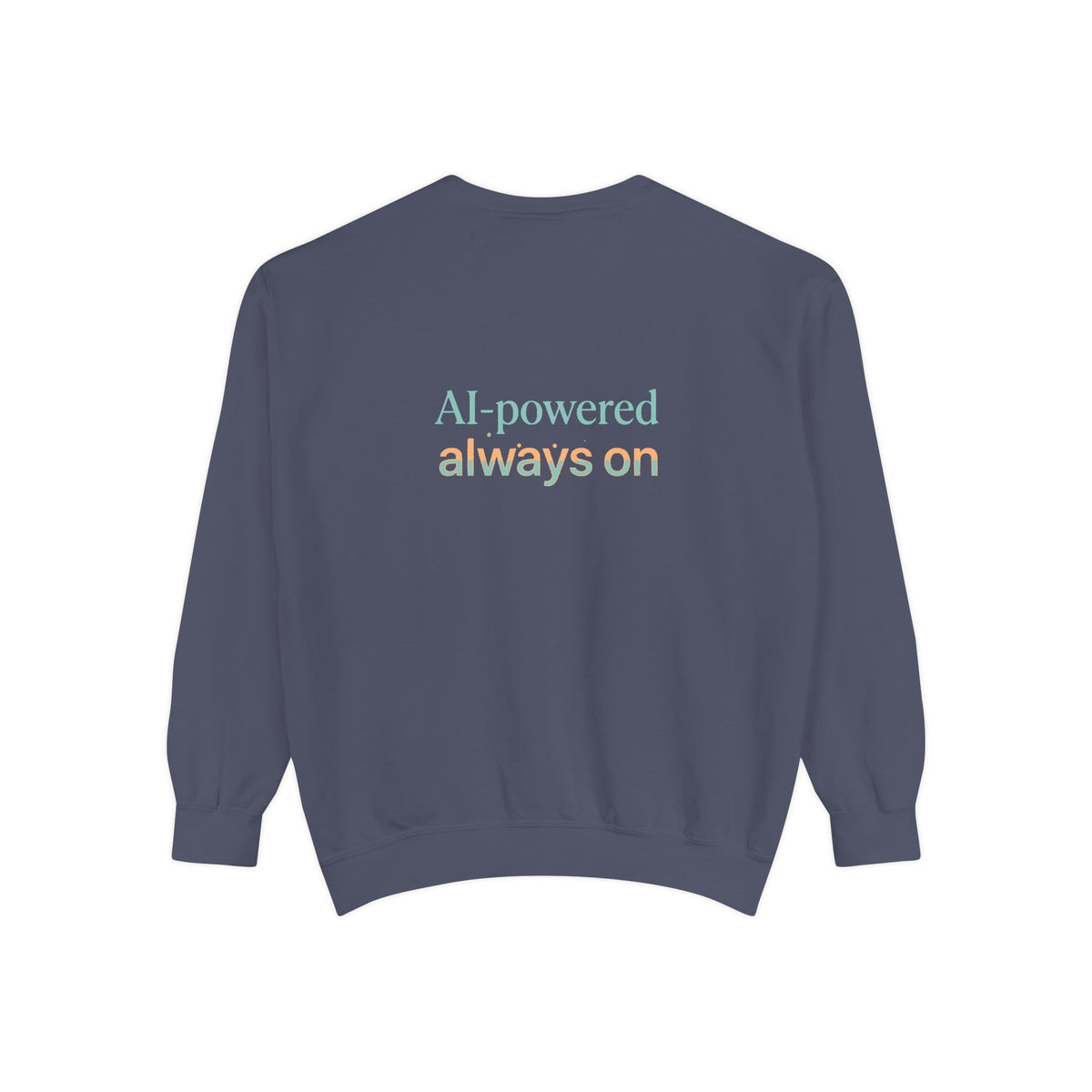 AI-Powered Sweatshirt — "God's Message Multiplied by AI" Crewneck