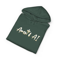 Faith + AI Hoodie — "Amen + AI" Religious Tech Graphic Pullover