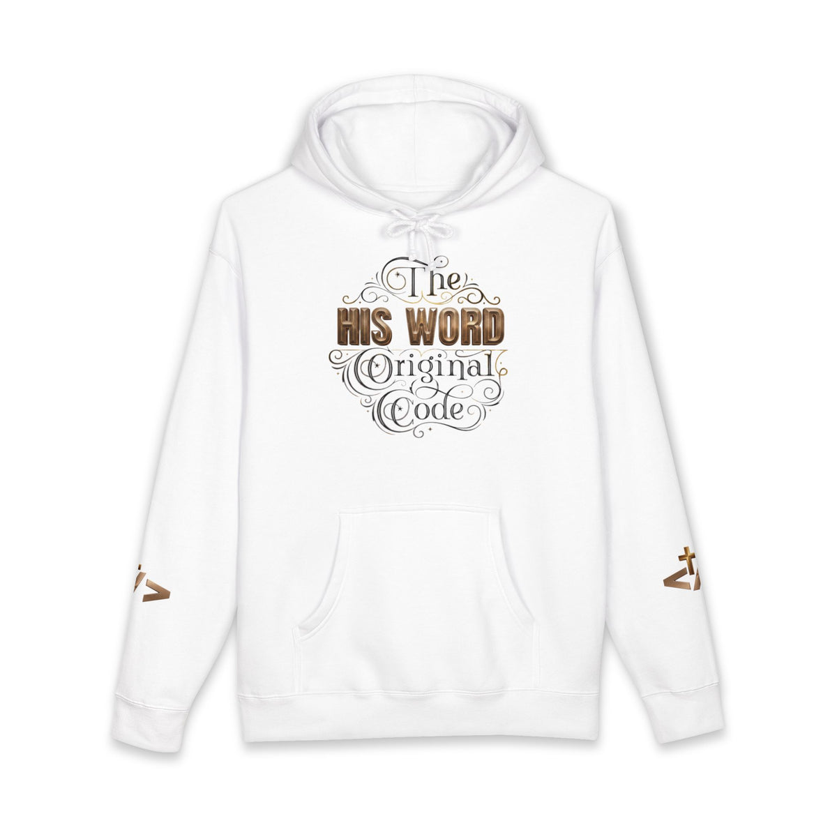 His Word: The Original Code Hoodie — John 1:1 Christian Sweatshirt