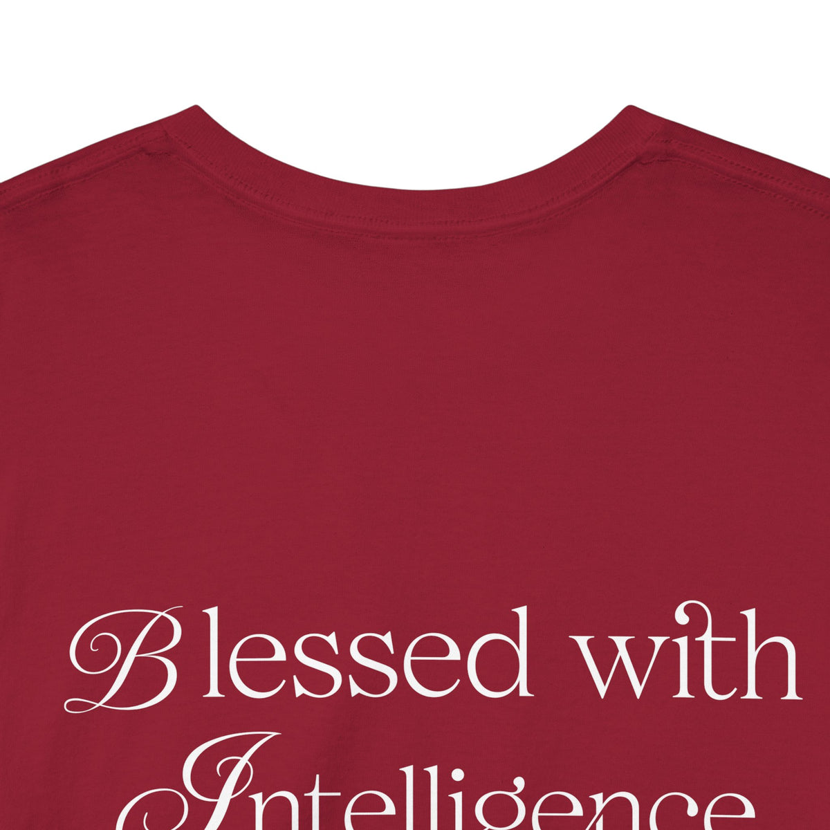 Amen & Algorithms T‑Shirt — “Blessed with Intelligence” Graphic Tee
